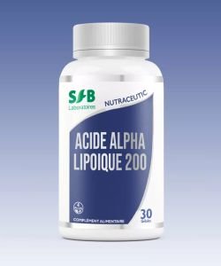 Acide Alpha Lipoïque 200mg, 30 gélules